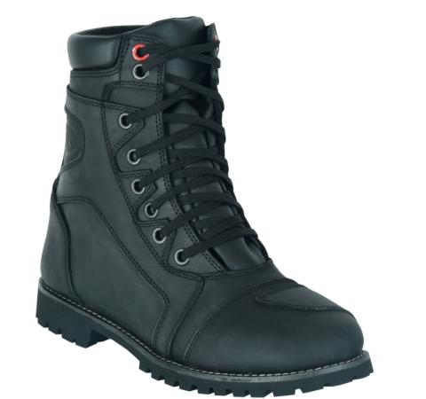 Motorbike Leather Boot Black