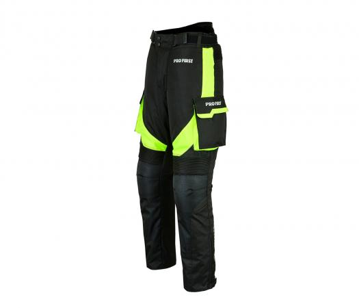 PROFIRST BIG POCKET MOTORCYCLE TROUSERS (GREEN)

Motorbike 600d Cordura Fabric Protective Men’s Trouser – Big Pocket Design
CE Approved Removable Armored
Removable and washable Lining
All seams are heat molded sealed
Special Elasticated material at Knee, Back and Waist to provide extra comfort
Velcro Strap at Ankle and Waist
Zip on Ankle
Rear 8 inch zipper for jacket attachment
Front Ease Zip