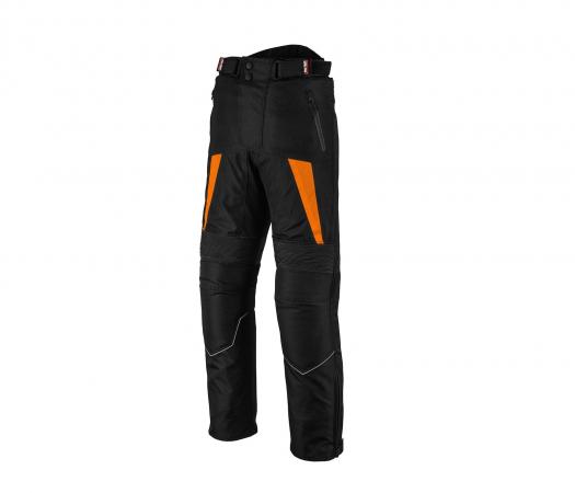 PROFIRST TR-425 MOTORCYCLE TROUSERS (ORANGE)

Motorbike 600d Cordura Fabric Protective Men’s Trouser – Big Pocket Design
CE Approved Removable Armored
Removable and washable Lining
All seams are heat molded sealed
Special Elasticated material at Knee, Back and Waist to provide extra comfort
Velcro Strap at Ankle and Waist
Zip on Ankle