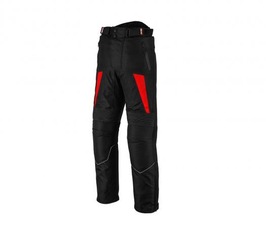 PROFIRST TR-425 MOTORCYCLE TROUSERS (RED)

Motorbike 600d Cordura Fabric Protective Men’s Trouser – Big Pocket Design
CE Approved Removable Armored
Removable and washable Lining
All seams are heat molded sealed
Special Elasticated material at Knee, Back and Waist to provide extra comfort
Velcro Strap at Ankle and Waist
Zip on Ankle