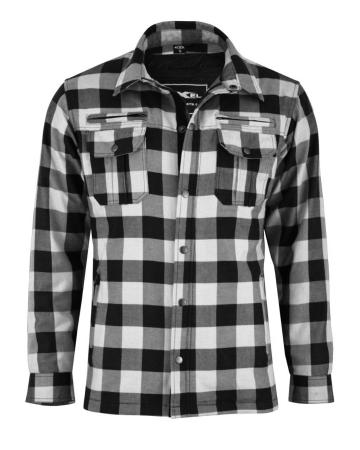 Motorcycle Check Shirt Protected Lined
