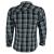 Motorcycle Gray White Check Shirt