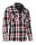 Motorcycle Red White Check Shirt