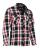 Motorcycle Red White Check Shirt