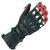 Red and Black Motorcycle Leather Gloves