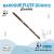 JJ Quantz Transverse Baroque Flute with Eb and D# Keys, Tuning Head Joint - Cocobolo Wood