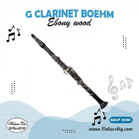 G Clarinet | Boehm | Ebony wood