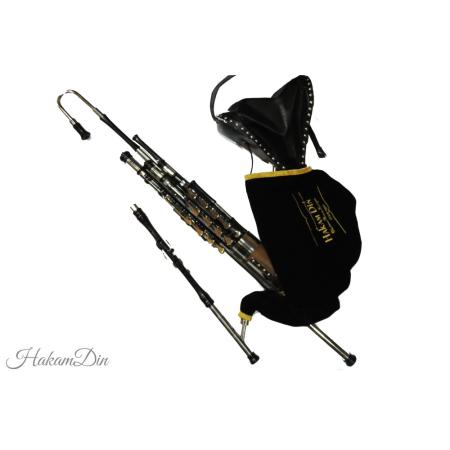 Irish Uilleann Pipes - Full Set - African Blackwood - 3 Key Chanter