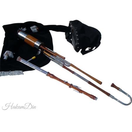 Irish Uilleann Pipes - Half Set - Cocobolo Wood - 3 Key Chanter