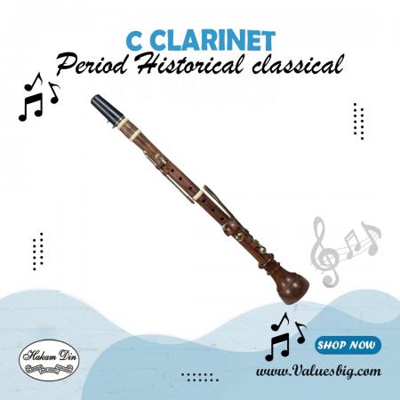 Clarinette classique historique d'époque en sol | Sol Klarnet [CLONE]