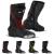 Vaster Motorcycle Rider Boots Leather Waterproof Racing Long Shoes
