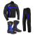 PROFIRST MOTOWIZARD-ANZUG MIT 10017 LEDERSTIEFELN (BLAU)