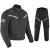 VASTER Motorcycle Suit Motorbike 2 Piece Cordura Suit Jacket + Trouser Black