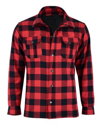 New Motorbike Lumberjack Flannel Shirt CE Armoured Motorcycle Shirts Protection