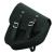 MOTORCYCLE TOOL BAG MOTORBIKE GENUINE 100% LEATHER SADDLE BAG LUGGAGE Black