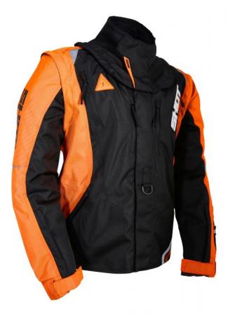 BIKE IT-Shot Flexor Advance Adult Jacket – BLACK / Neon Orange