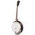 Heartland 4 String Banjo 19 Frets Irish Tenor Banjo Left Handed 24 Bracket With Closed Solid Back