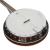 Heartland 4 String Banjo 19 Frets Irish Tenor Banjo Left Handed 24 Bracket With Closed Solid Back