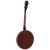 Heartland 4 String Banjo 19 Frets Irish Tenor Banjo Left Handed 24 Bracket With Closed Solid Back