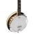 Heartland 5 String Deluxe Irish Banjo 24 Bracket with Closed Solid Back Maple Finish