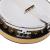 Heartland 6 String Deluxe Irish Banjo 24 Bracket with Closed Solid Back Maple Finish