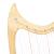 Muzikkon Gothic Harp 19 String Ashwood