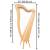 Muzikkon Mchugh Harp 27 Strings Ashwood Square Back SKU: