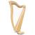 Muzikkon Mchugh Harp 27 Strings Ashwood Square Back SKU: