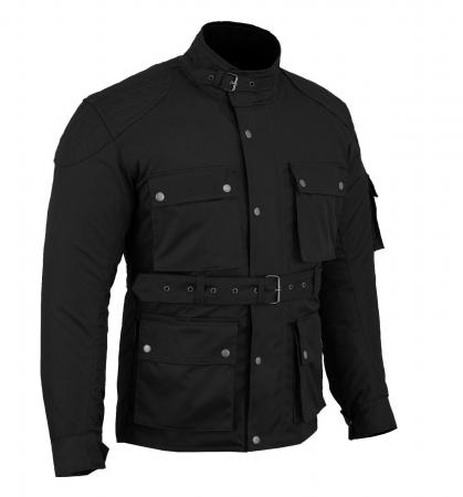 Profirst 570 Motorcycle Biker Coat (Black)