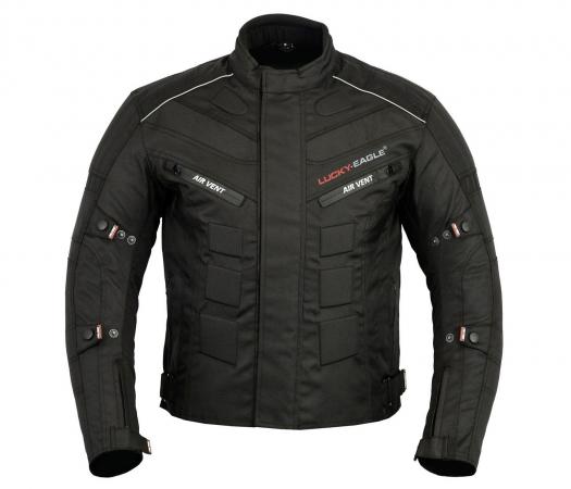 PROFIRST 6 PACKS CORDURA MOTORRADJACKE (SCHWARZ)