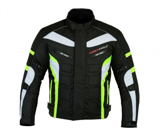 PROFIRST 6 PACKS CORDURA MOTORRADJACKE (GRÜN)