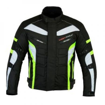 profirst 6 packs cordura motorcycle jacket (green)