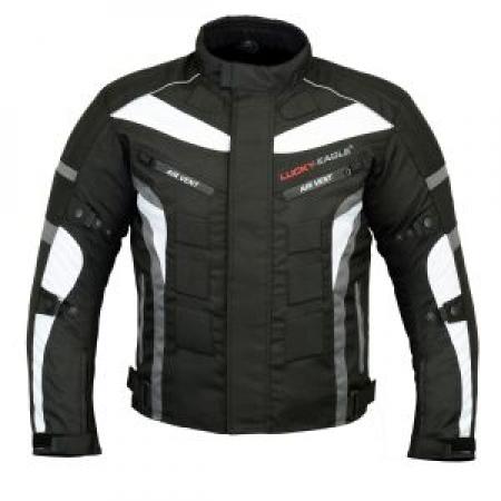 PROFIRST 6 PACKS CHAQUETA CORDURA PARA MOTOCICLETA (GRIS)