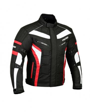 PROFIRST 6 PACCHETTI GIACCA MOTO CORDURA (ROSSO)