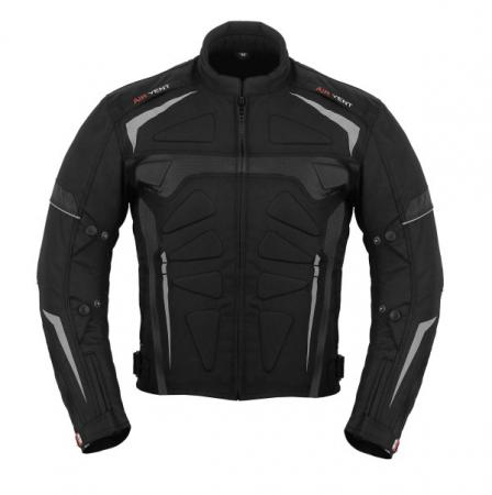 CHAQUETA DE MOTOCICLETA PROFUNST MOTOWIZARD CORDURA (NEGRO)