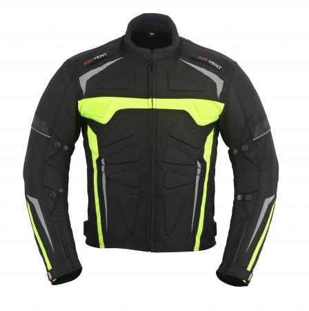 PROFIRST MOTOWIZARD CORDURA MOTORCYCLE JACKET (GREEN)

600D Cordura jacket 
Zip Fly
Decoration Rubber Protection 
4 Air Vents 
Button on Arms
Velcro on Cuff
Waterproof
Removable Lining