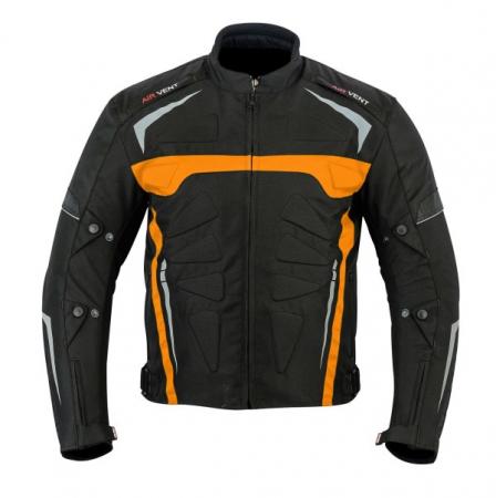 Profirst Motowizard Cordura Motorcycle Jacket (Orange)