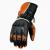 PROFIRST moto suit orange leather gloves and shoes (orange)