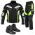 PACK PROFIRST COSTUME VERT AVEC BOTTE EN CUIR NOIR