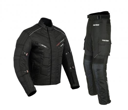 PAQUETES DE MOTO TRAJE CORDURA NEGRO IMPERMEABLE