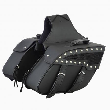 Profirst 658 Leather Saddle Bag 2 (Black)