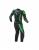 Bela Rocket Mix Kangaroo Man 2PC Leather Suit Black/Green