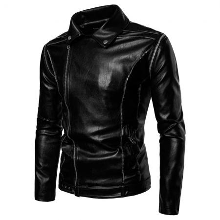 Men's Genuine Leather Jacket Real Winters