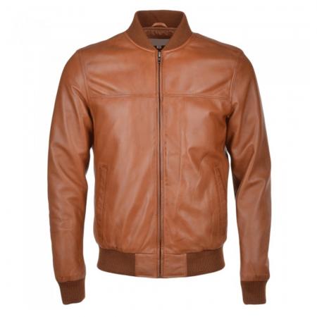 Fashion Black Men's Bike Motor Leather Jacket