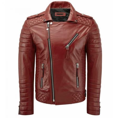 Veste en cuir de mode nouveau style pour hommes