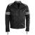 Spring Fashionable Stylische Jacke für Herren Winddichte Motorradjacke aus Leder