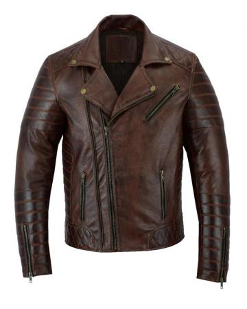 veste en cuir de mode pour hommes 511