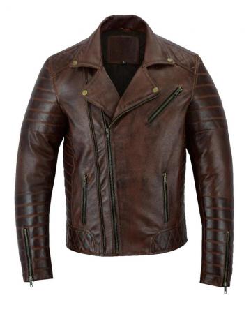giacca in pelle moda per uomo 511