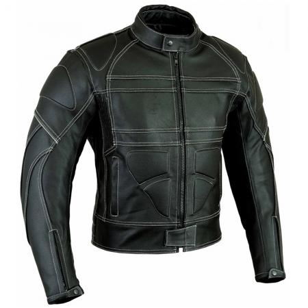 Giacca in pelle sportiva da moto nuovo stile Giacca in pelle da corsa per moto