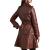 High Quality Long Overcoat Leather Coats Women